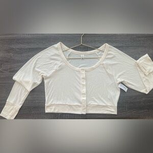 Old Navy Cream Crop Top